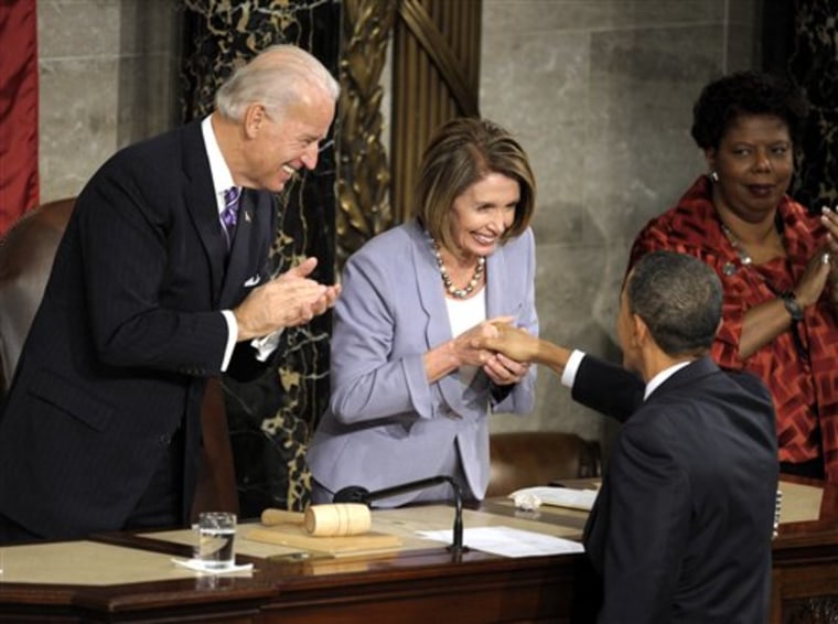 Barack Obama, Nancy Pelosi, Joe Biden